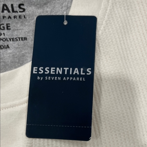 Essentials White Long Sleeve Tee - Picture 3 of 5